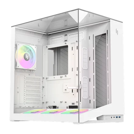 Gamemax Case NEX C56 VC WH ATX - Image 2