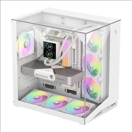 Gamemax Case NEX C56 VC WH ATX - Image 4