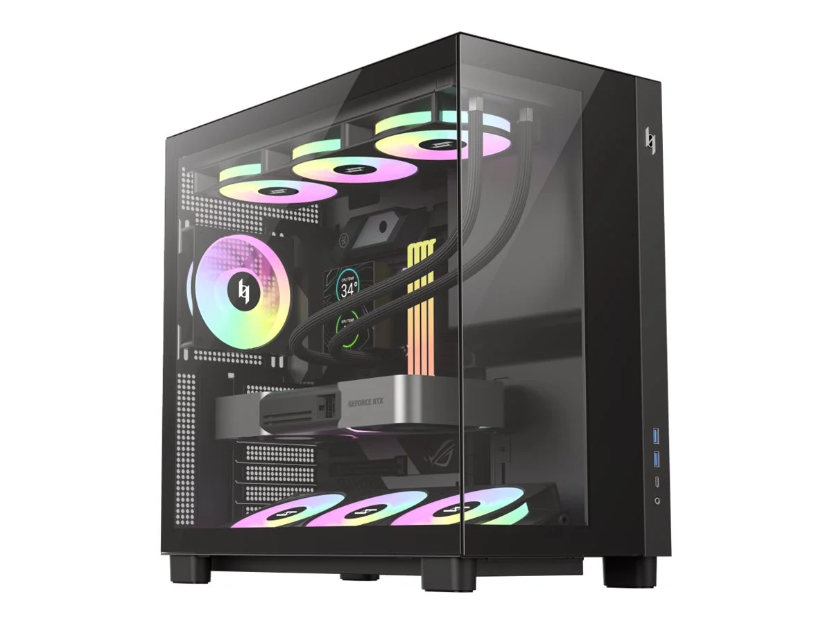 Gamemax Case NEX C53 BK ATX/BTF - Image 1
