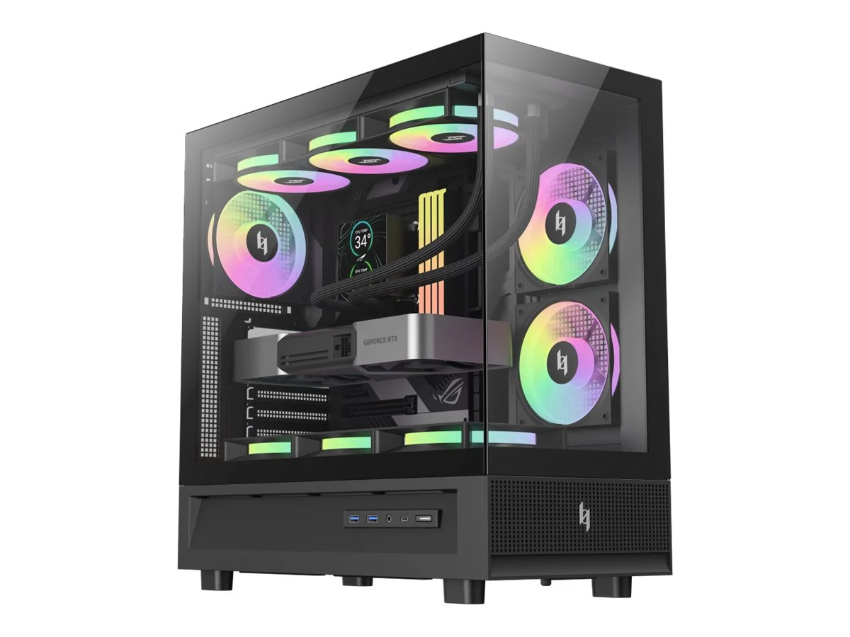 Gamemax Case NEX C51 BK ATX/BTF - Image 1