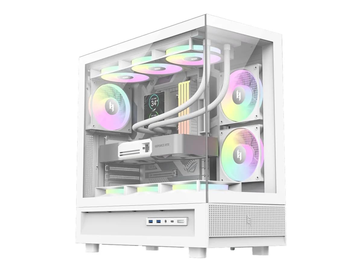 Gamemax Case NEX C51 WH ATX/BTF - Image 1