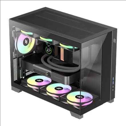 Gamemax Case NEX C33 BK MATX/BTF - Image 4