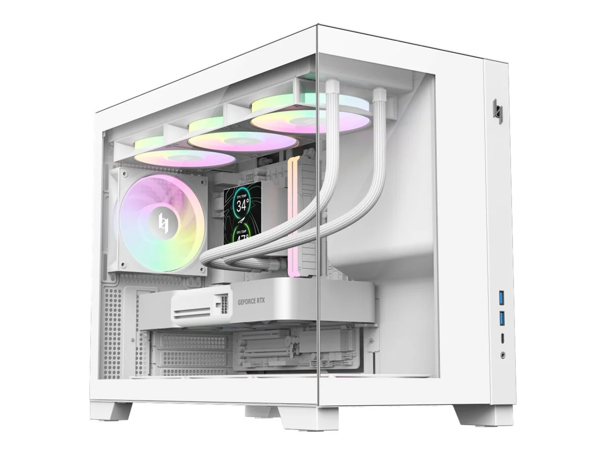 Gamemax Case NEX C33 WH MATX/BTF - Image 1