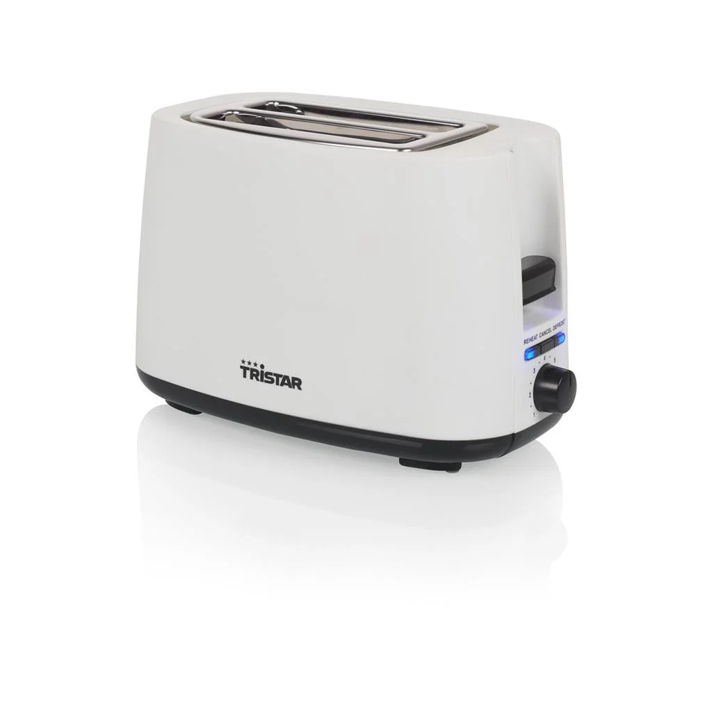Tristar Toaster BR-1055 Power 750 W Number of slots 2 Housing material Plastic White - Image 1
