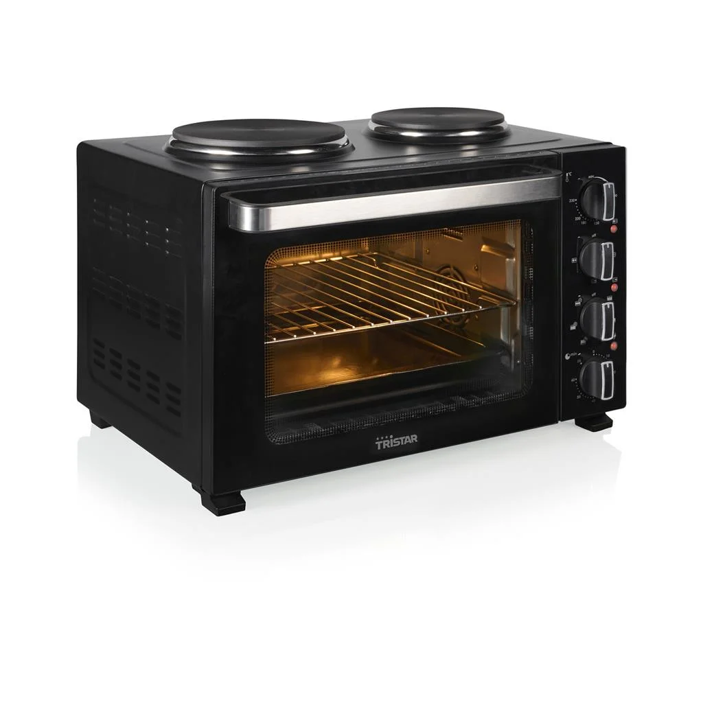 Tristar Convection Oven with 2 Hot Plates OV-3670 35 L 3200 W Black - Image 1