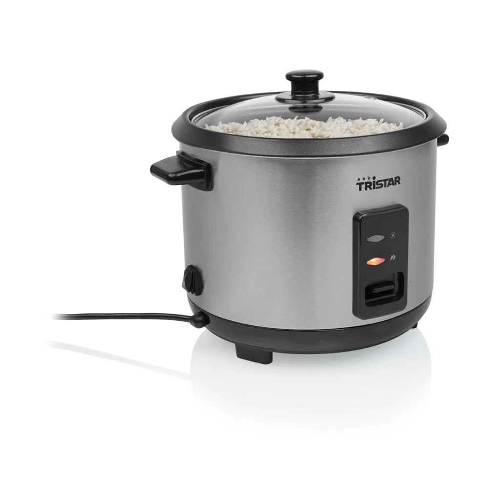 Tristar Rice Cooker RK-6147 500 W 1.5 L Number of programs 1 Silver - Image 1