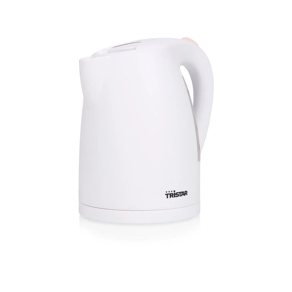 Tristar Kettle WK-1345 Electric 2200 W 1.7 L Plastic 360° rotational base White - Image 1