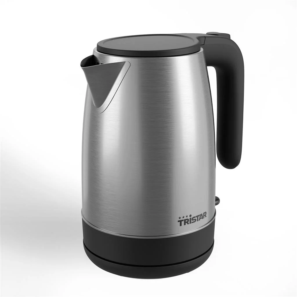 Tristar Kettle WK-1348 Electric 2200 W 1.7 L Stainless steel 360° rotational base Stainless Steel/Black - Image 1