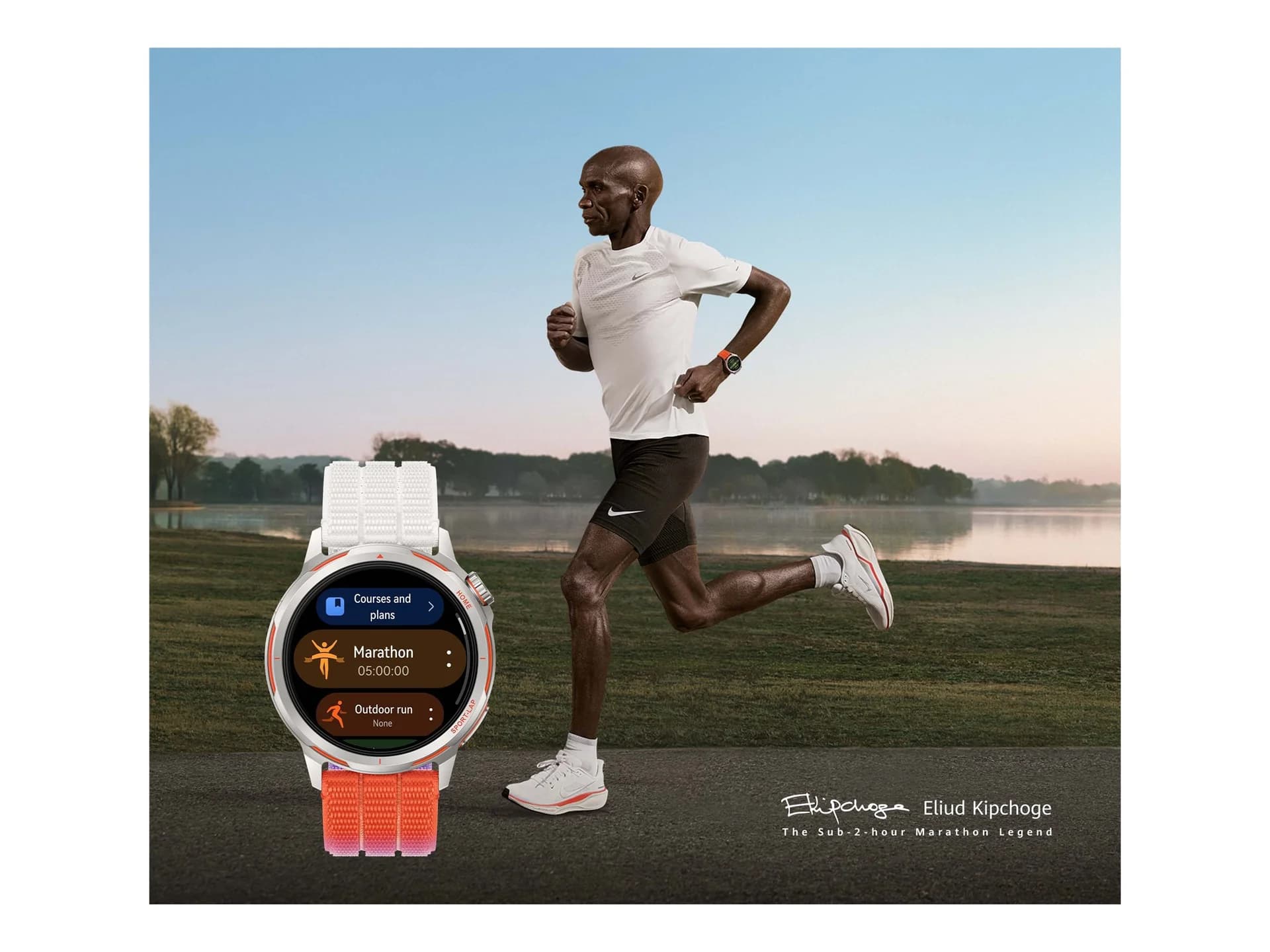 Huawei GT Runner 2 Sport watch AMOLED GPS (satellite) 1.32 inches Waterproof Dawn Orange - Image 14