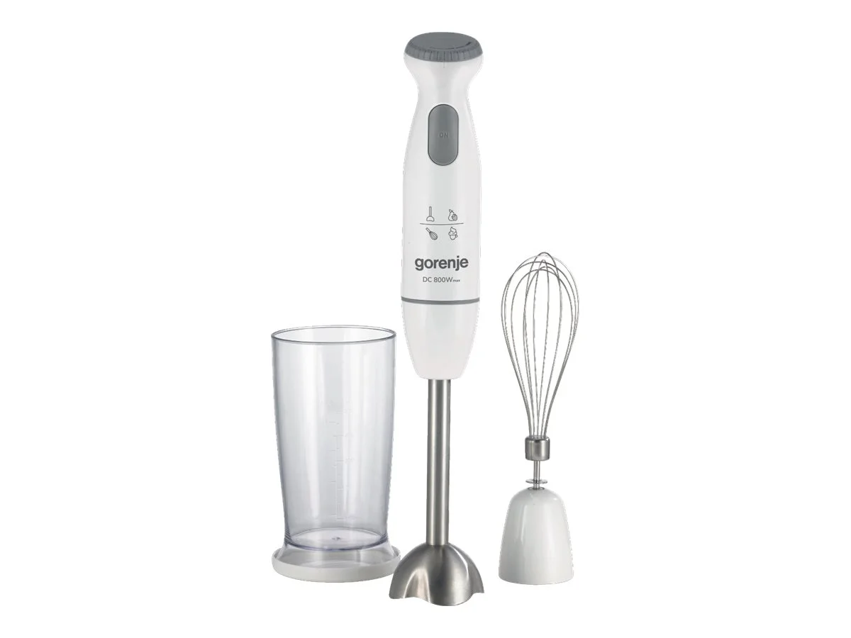 Gorenje Hand blender HBC802QW Hand Blender 800 W Jar material Plastic Jar capacity 0.5 L White - Image 1