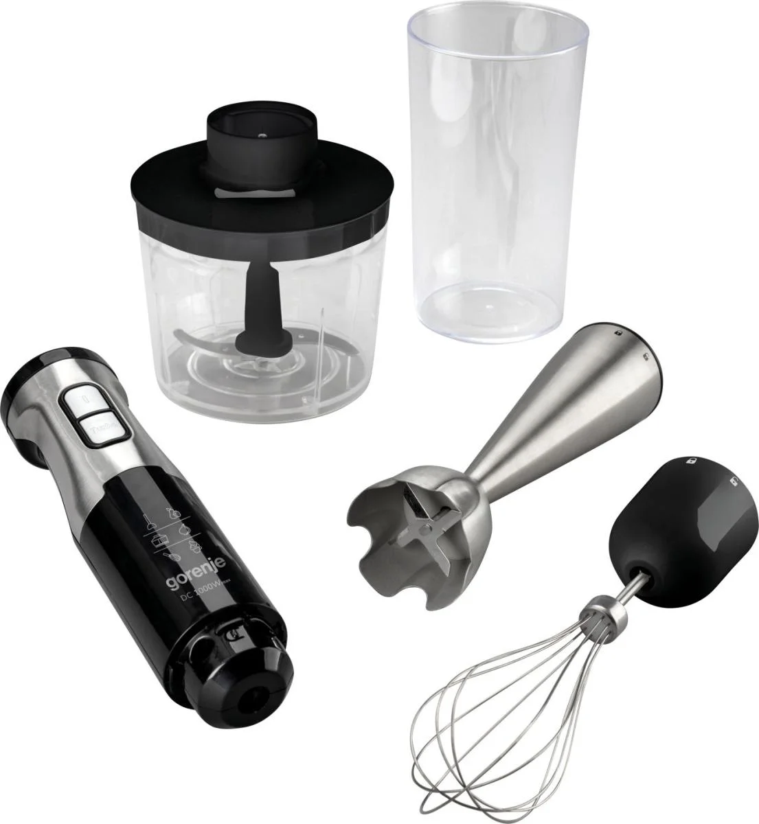Gorenje Hand blender HBX1000E Hand Blender 1000 W Jar material Plastic Jar capacity 0.5 L Black - Image 5