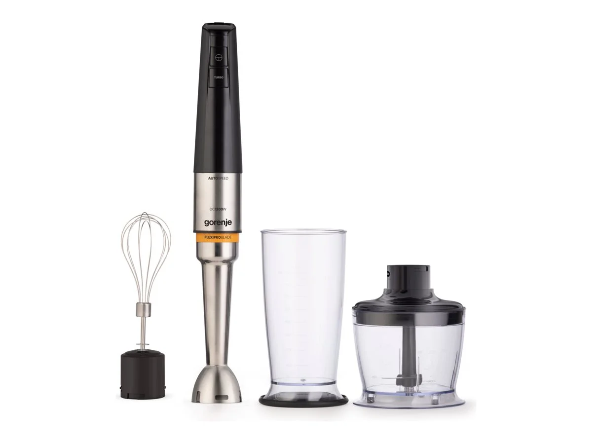 Gorenje HBX1200EB 1200 W Hand Blender Jar material Plastic Jar capacity 0.8 L Stainless steel - Image 1