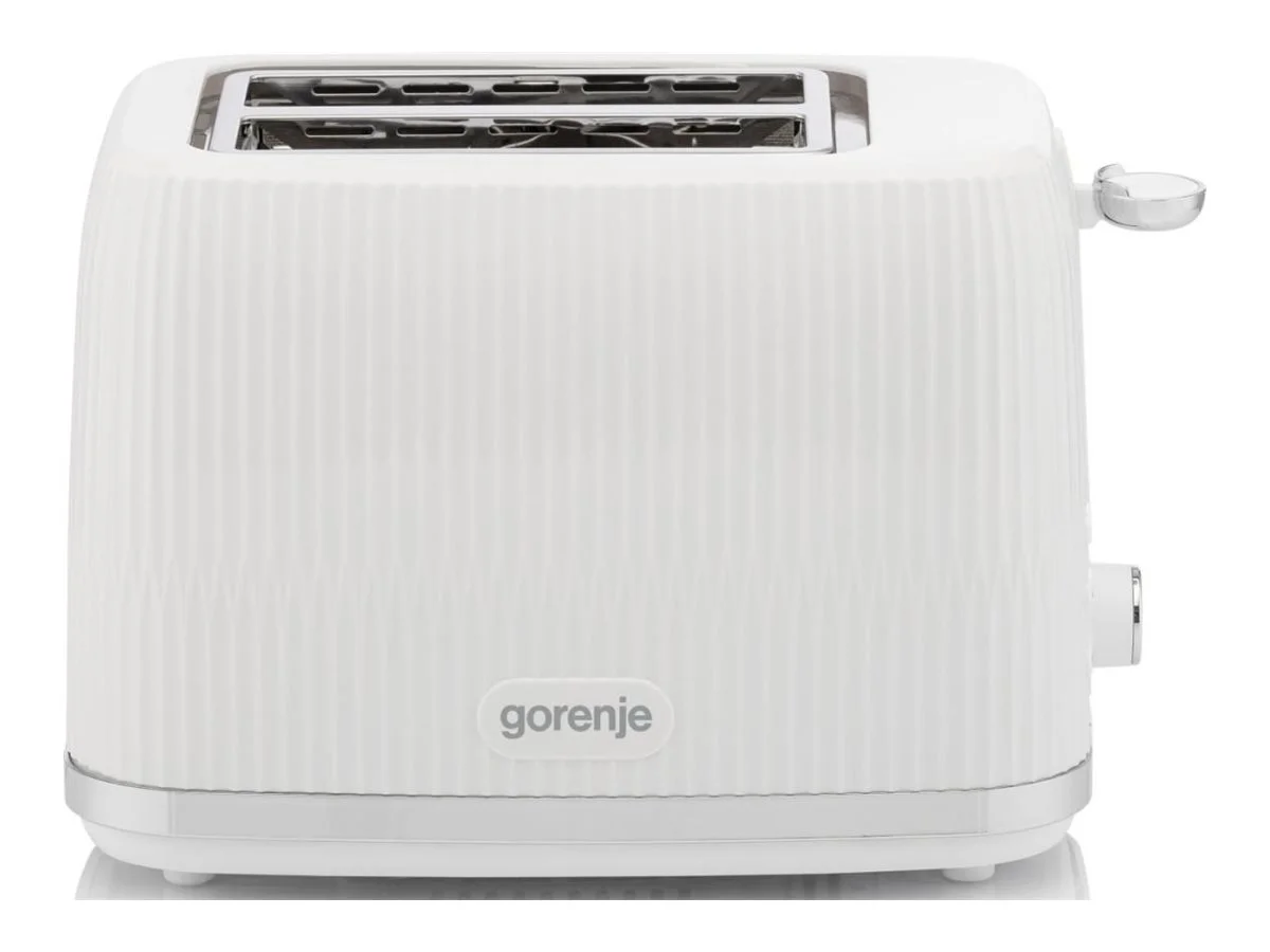 Gorenje T850DPW Toaster, Power 850 W, 2 slots, White Gorenje - Image 1