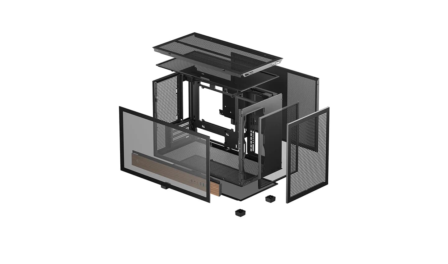 Deepcool Case CH260 Wood Black Micro Tower - Image 10