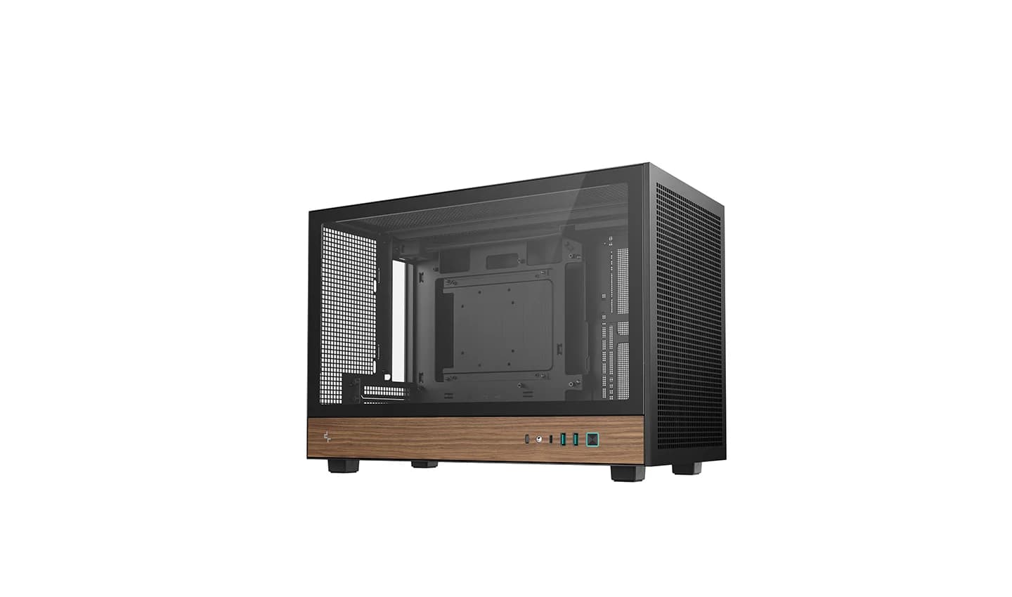 Deepcool Case CH260 Wood Black Micro Tower - Image 3