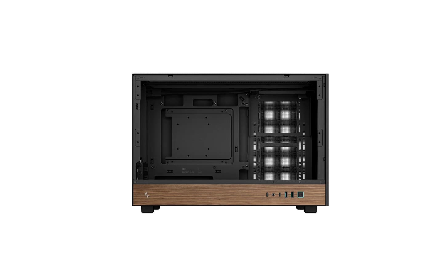 Deepcool Case CH260 Wood Black Micro Tower - Image 5