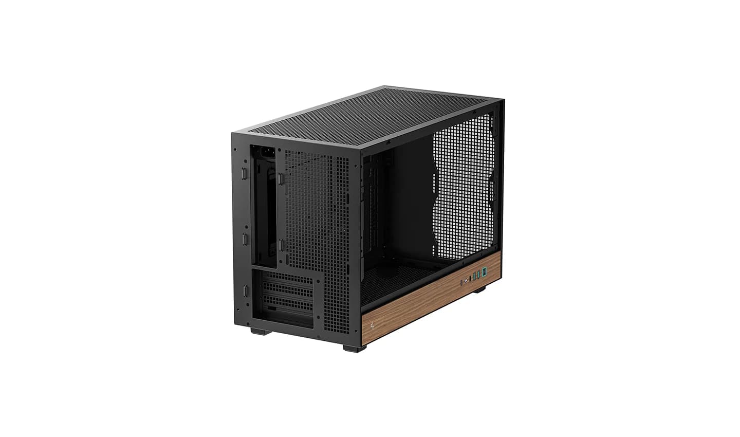Deepcool Case CH260 Wood Black Micro Tower - Image 7