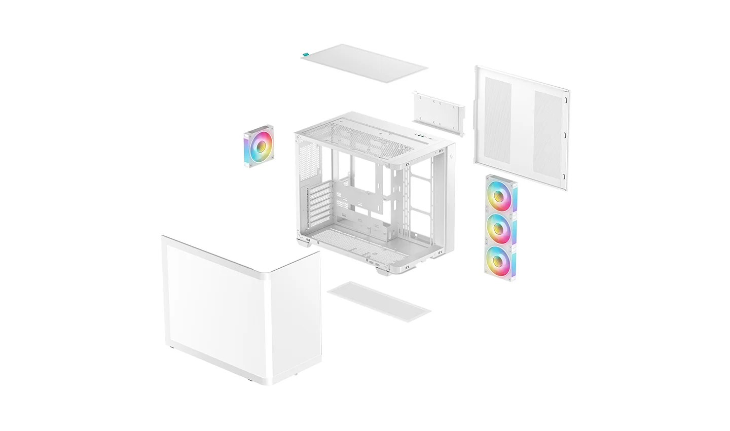 Deepcool Case CG530U 4F WH Whirte Midi Tower - Image 9
