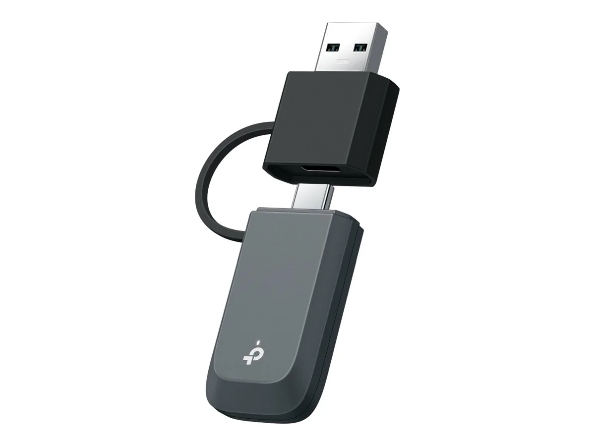TP-LINK BE6500 Tri-Band Wi-Fi 7 Mini Wireless USB Adapter Archer TBE400U 2.4 GHz, 5 GHz, 6 GHz 802.11ax MU-MiMO No no PoE Antenna type Internal - Image 1