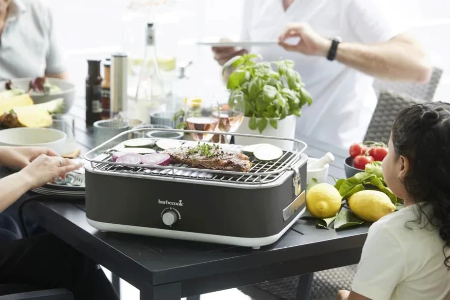 Barbecook Electric Grill E-Carlo BC-ELE-1003 Table 2500 W Midnight Grey - Image 5