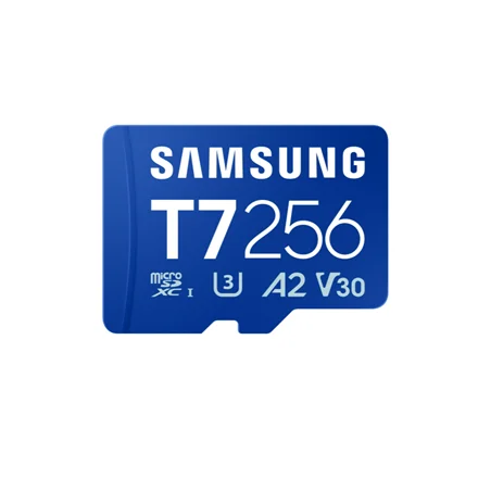 Samsung MicroSD card T7 256 GB microSDXC Flash memory class U3, V30, A2 - Image 1