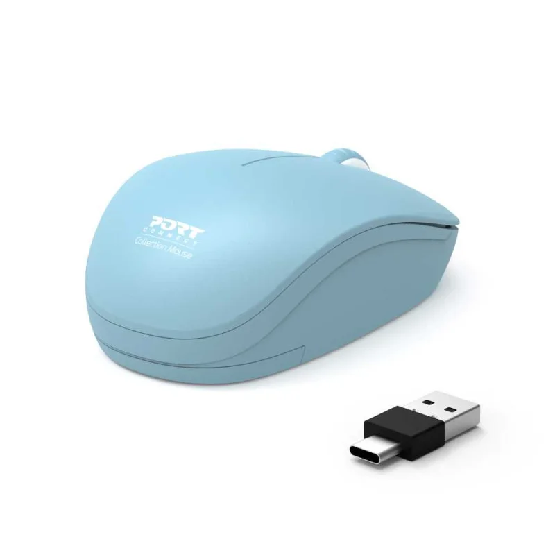 PORT CONNECT Mouse Collection II Wireless 2.4 GHz Pastel Blue - Image 4