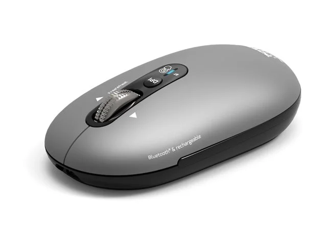PORT CONNECT Mouse PURE MAC Wireless Bluetooth Gris clair - Image 2