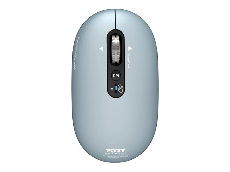 PORT CONNECT Mouse PURE MAC Wireless Bluetooth Pastel Blue - Image 1