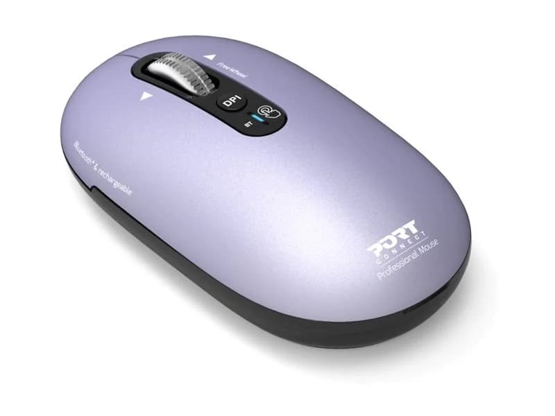 PORT CONNECT Mouse PURE MAC Wireless Bluetooth Lavender - Image 6
