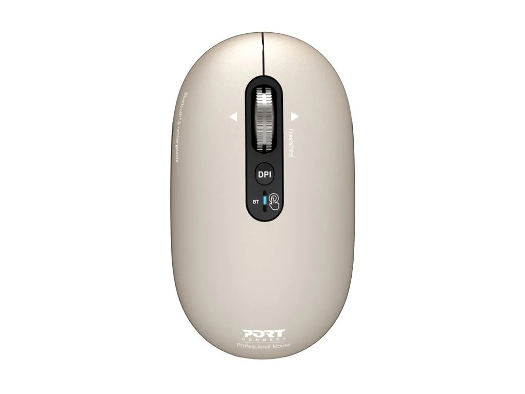 PORT CONNECT Mouse PURE MAC Wireless Bluetooth Beige Perle - Image 1