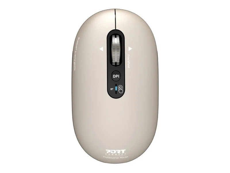 PORT CONNECT Mouse PURE MAC Wireless Bluetooth Beige Perle - Image 2