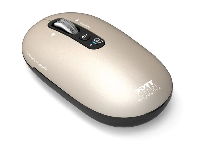 PORT CONNECT Mouse PURE MAC Wireless Bluetooth Beige Perle - Image 4