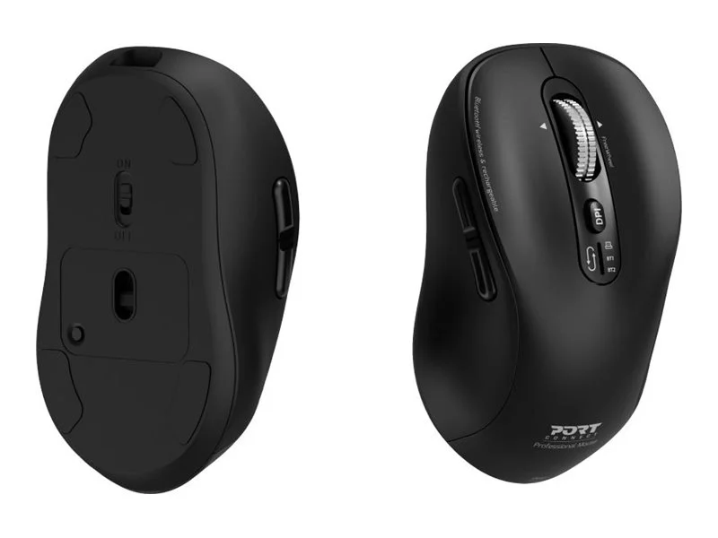 PORT CONNECT Expert Mouse, Wireless Bluetooth Black - Image 3