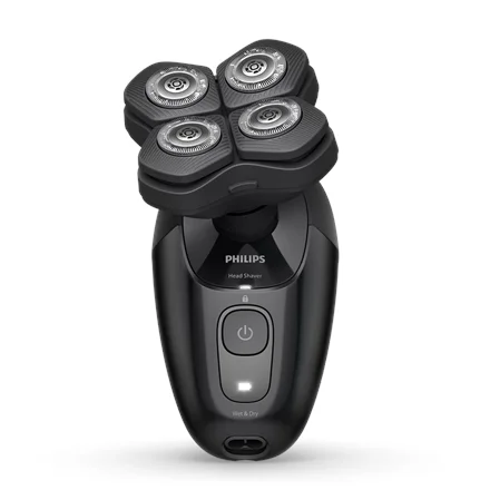 Philips Head Shaver Pro 5000 Series HS5980/15 Operating time (max) 60 min Wet & Dry Lithium Deep Black - Image 2