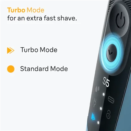 Braun Shaver Series 5 52-A1000s Operating time (max) 50 min Wet & Dry Lithium Ion Blue/Black - Image 5