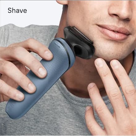 Braun Shaver Series 5 52-A1000s Operating time (max) 50 min Wet & Dry Lithium Ion Blue/Black - Image 6