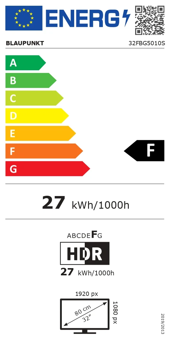 Blaupunkt LED TV 32FBG5010S 32 Smart TV Google TV White - Image 1