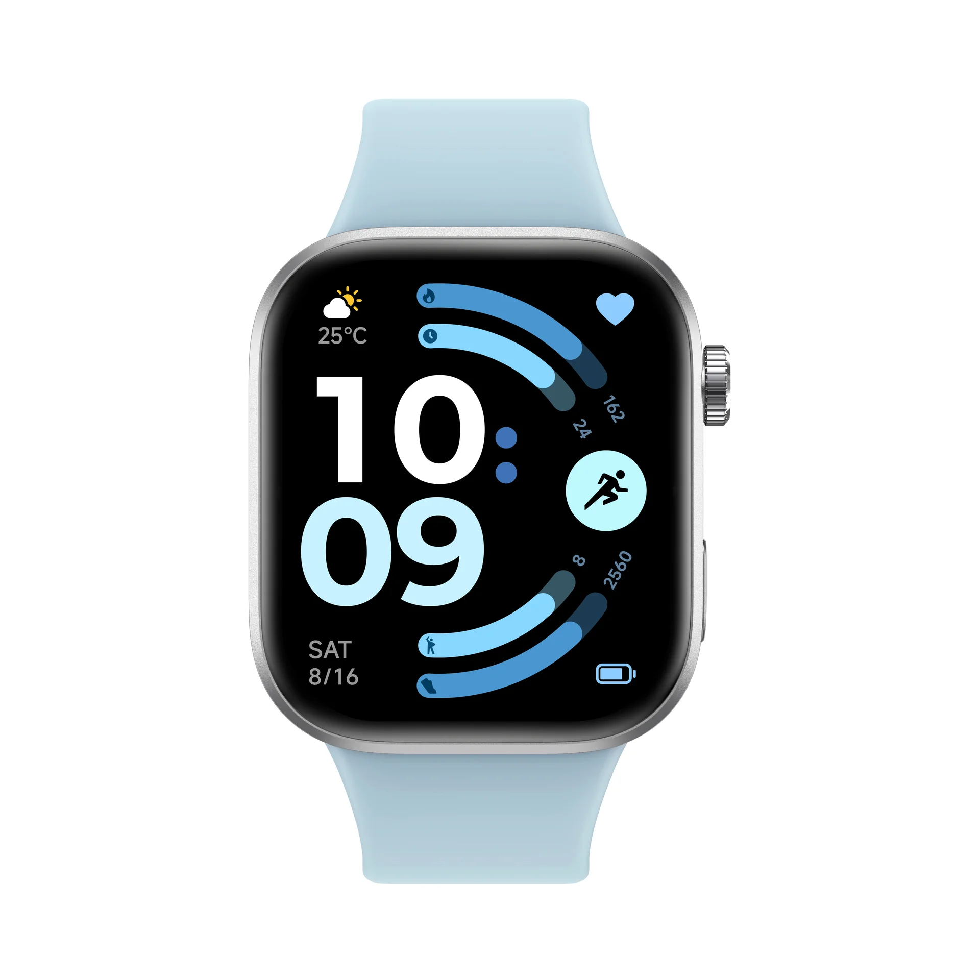 Xiaomi REDMI Watch 6 Smart watch GPS (satellite) AMOLED 2.07" Waterproof Glacier Blue - Image 1