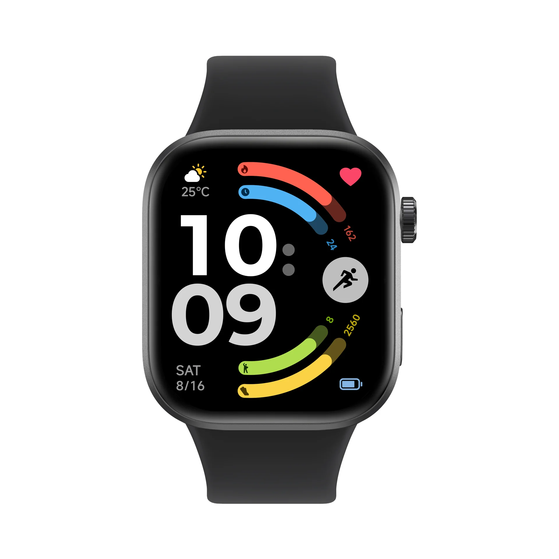 Xiaomi REDMI Watch 6 Smart watch GPS (satellite) AMOLED 2.07" Waterproof Obsidian Black - Image 1