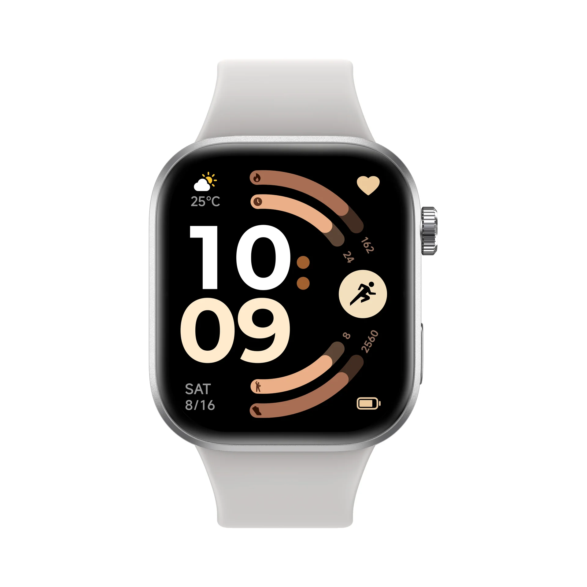 Xiaomi REDMI Watch 6 Smart watch GPS (satellite) AMOLED 2.07" Waterproof Silver Gray - Image 1