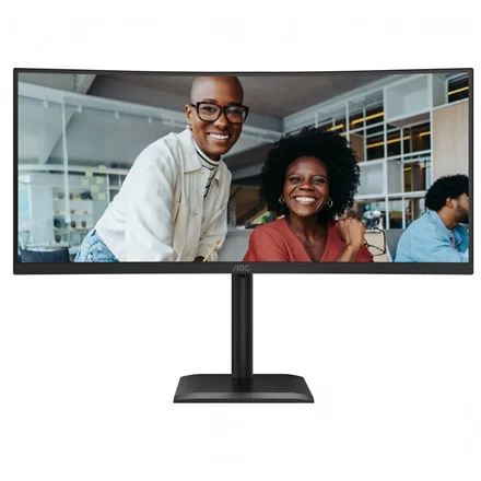 AOC CU34E4CV 34 " VA 21:9 120 Hz 4 ms 3440 x 1440 pixels HDMI ports quantity 2 Black - Image 7