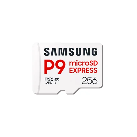 Samsung P9 Express MicroSD Card 256 GB microSDXC Flash memory class U3, V30, A1 - Image 1