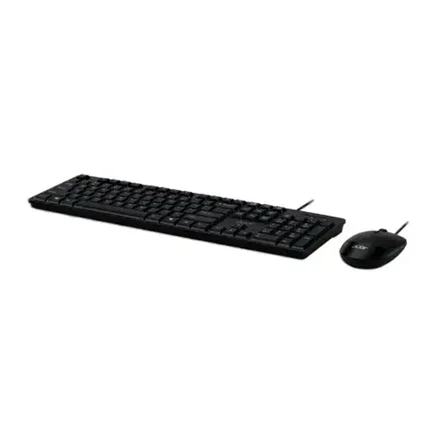 Acer AAK400 Keyboard and Mouse Set Wired US Black Retail Pack - Image 1