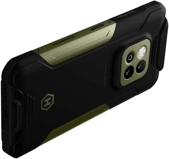 Hammer Construction 2 Green 6.58 " 1080 x 2408 pixels Mediatek Dimensity 6300 Internal RAM 6 GB 256 GB Dual SIM 3G 4G 5G Main camera resolution 50 MP Android 14 6500 mAh - Image 4