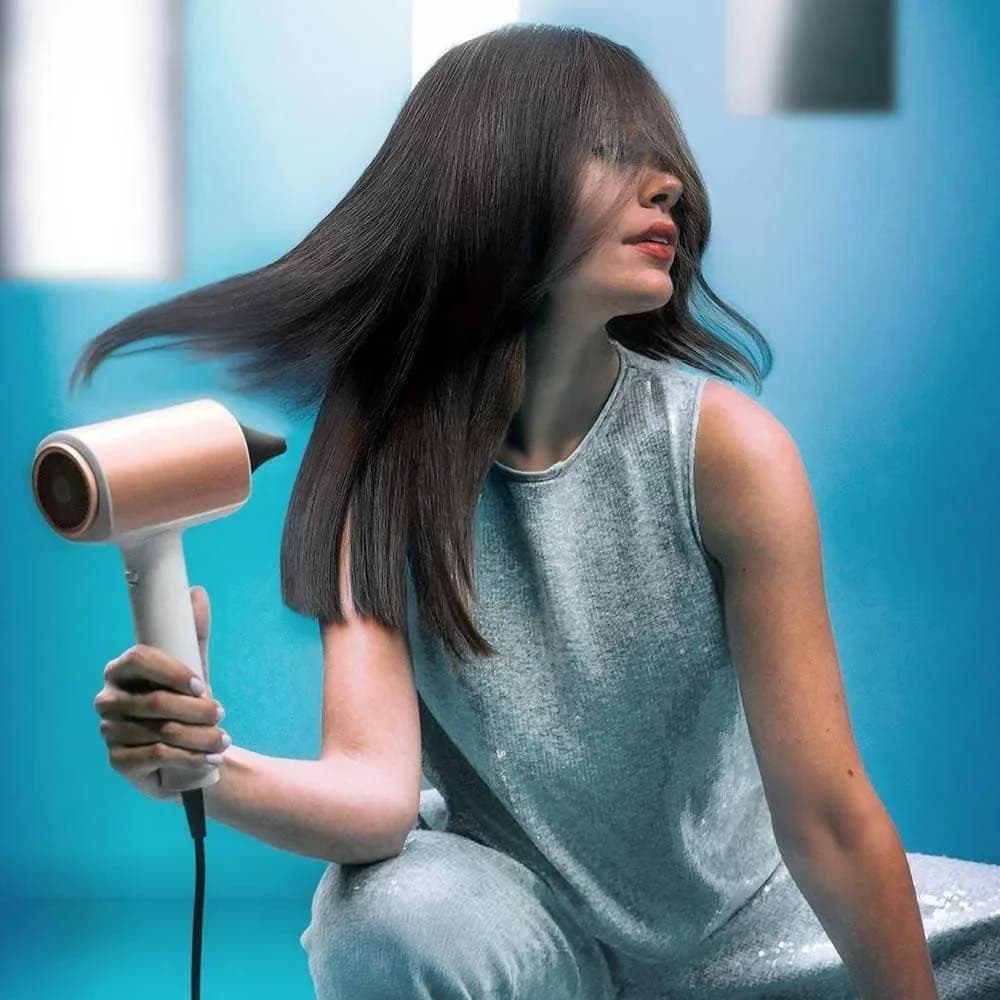 Cecotec Hair dryer DryGlam Nano Plasma 1600 W Number of temperature settings 3 Ionic function Black/Rose Gold Diffuser nozzle - Image 7