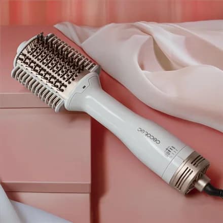 Cecotec Air Brush with Heating Plates Air DryBold Ceramic heating system Ion conditioning 1200 W Gold/White - Image 5