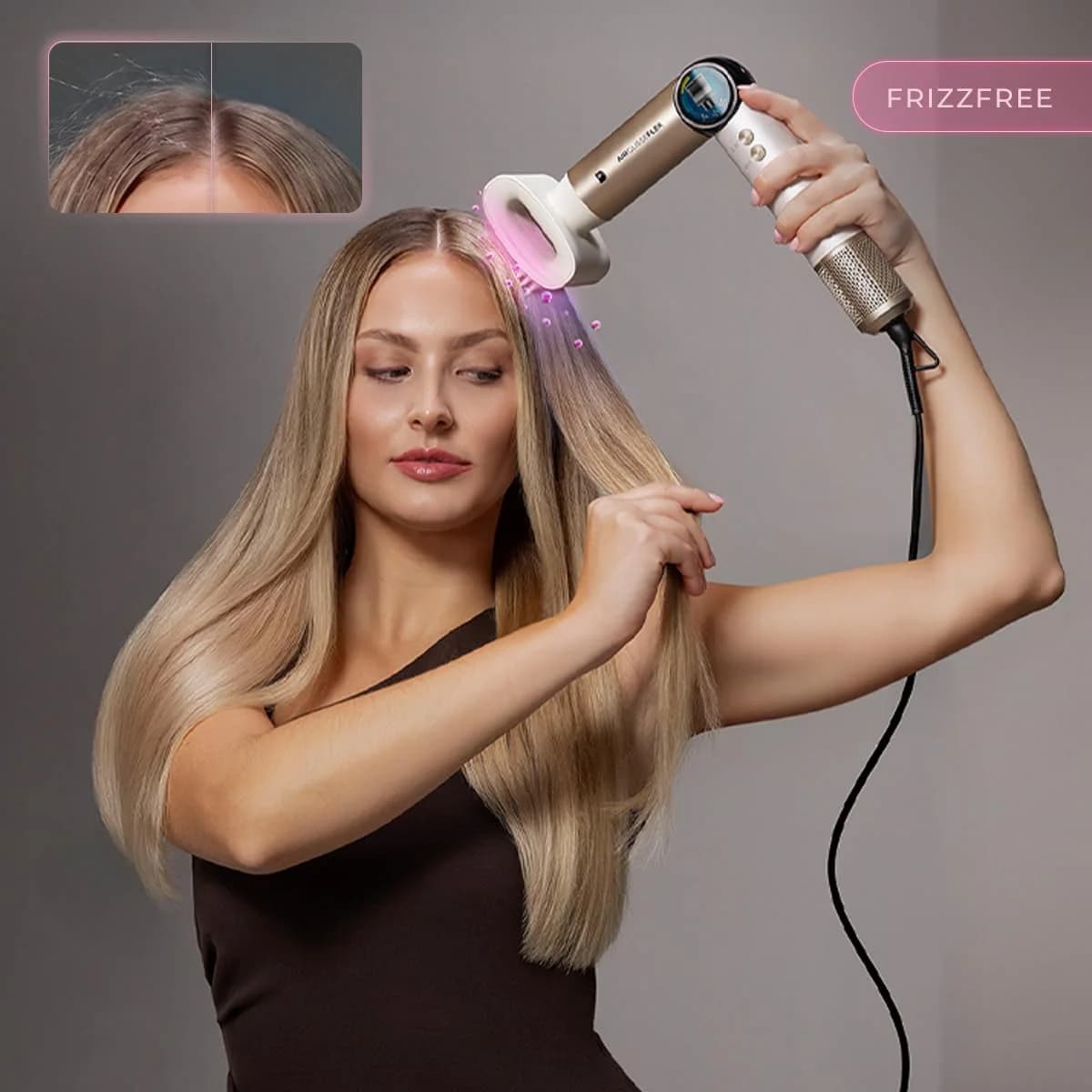 Cecotec Styling Brush AirGlam 14in1 Flex Black Ion conditioning Barrel diameter 32 mm/35 mm 1400 W Black - Image 4