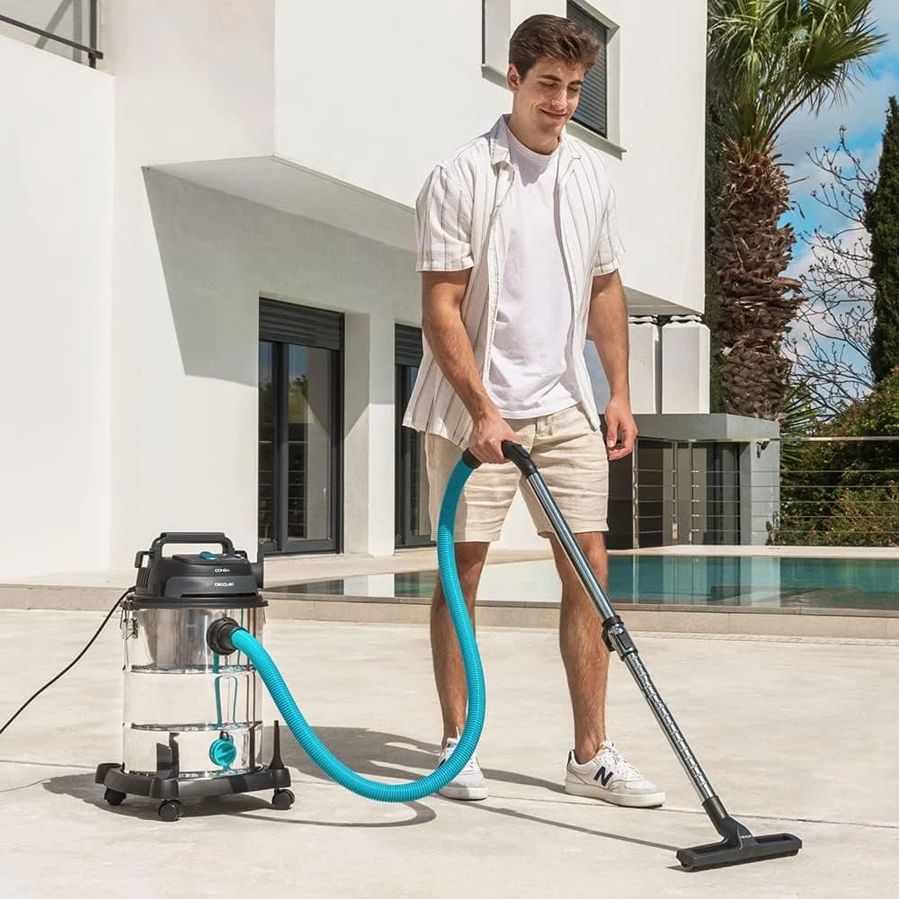 Cecotec Vacuum cleaner Conga Rockstar Wet & Dry Steel Max Pro Corded operating 1600 W 220-240 V Silver/Black - Image 2