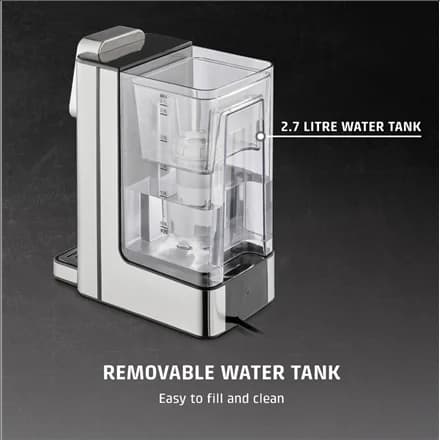 Caso HW 666 Inox Turbo Hot Water Dispenser Electric 2200-2600 W 2.7 L Plastic/Stainless Steel Stainless steel/Black - Image 7