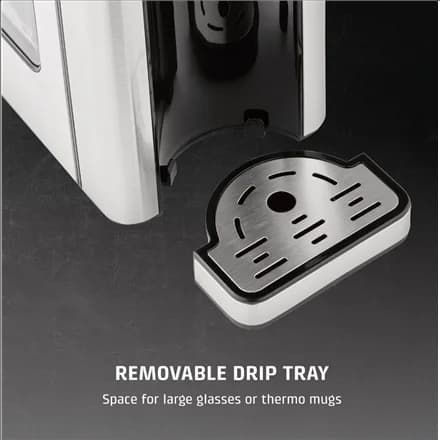 Caso HW 666 Inox Turbo Hot Water Dispenser Electric 2200-2600 W 2.7 L Plastic/Stainless Steel Stainless steel/Black - Image 9